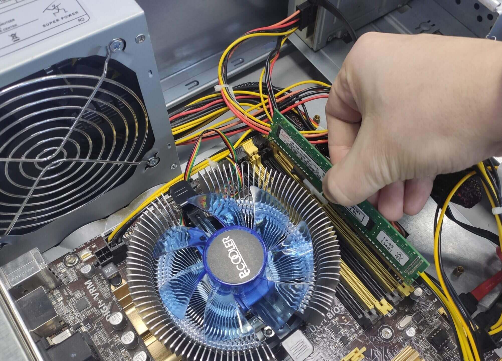 Замена комплектующих в системном блоке