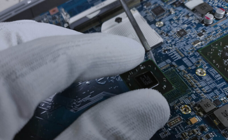 Замена северного моста ноутбука